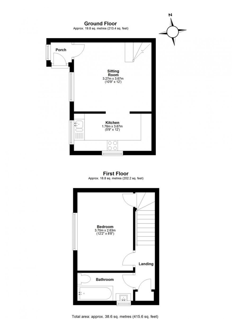 Floorplan for Townsend Green, Henstridge, Templecombe