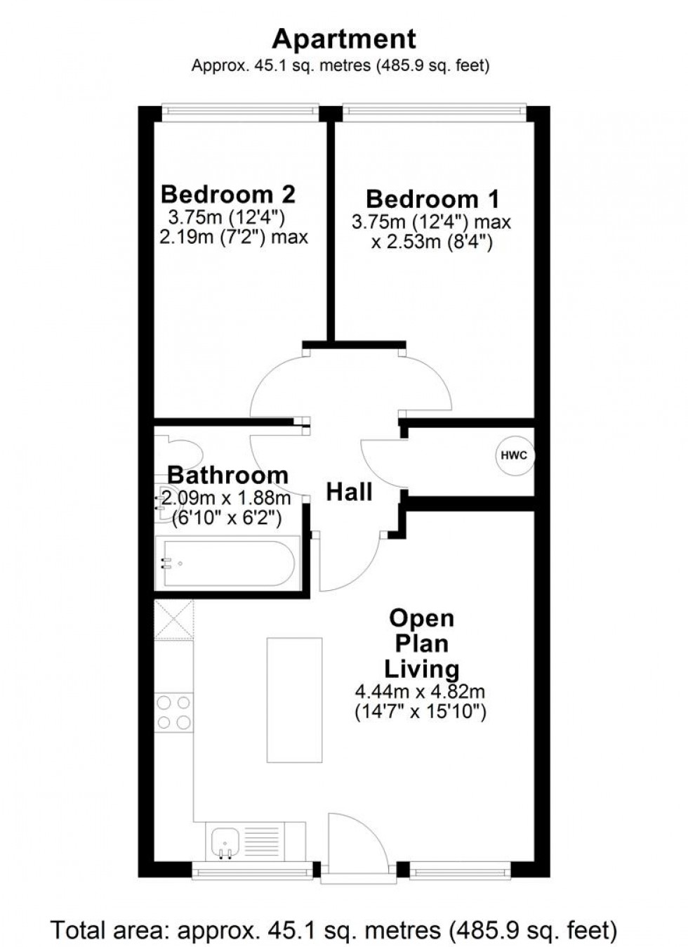 Floorplan for Lodbourne Green, Gillingham