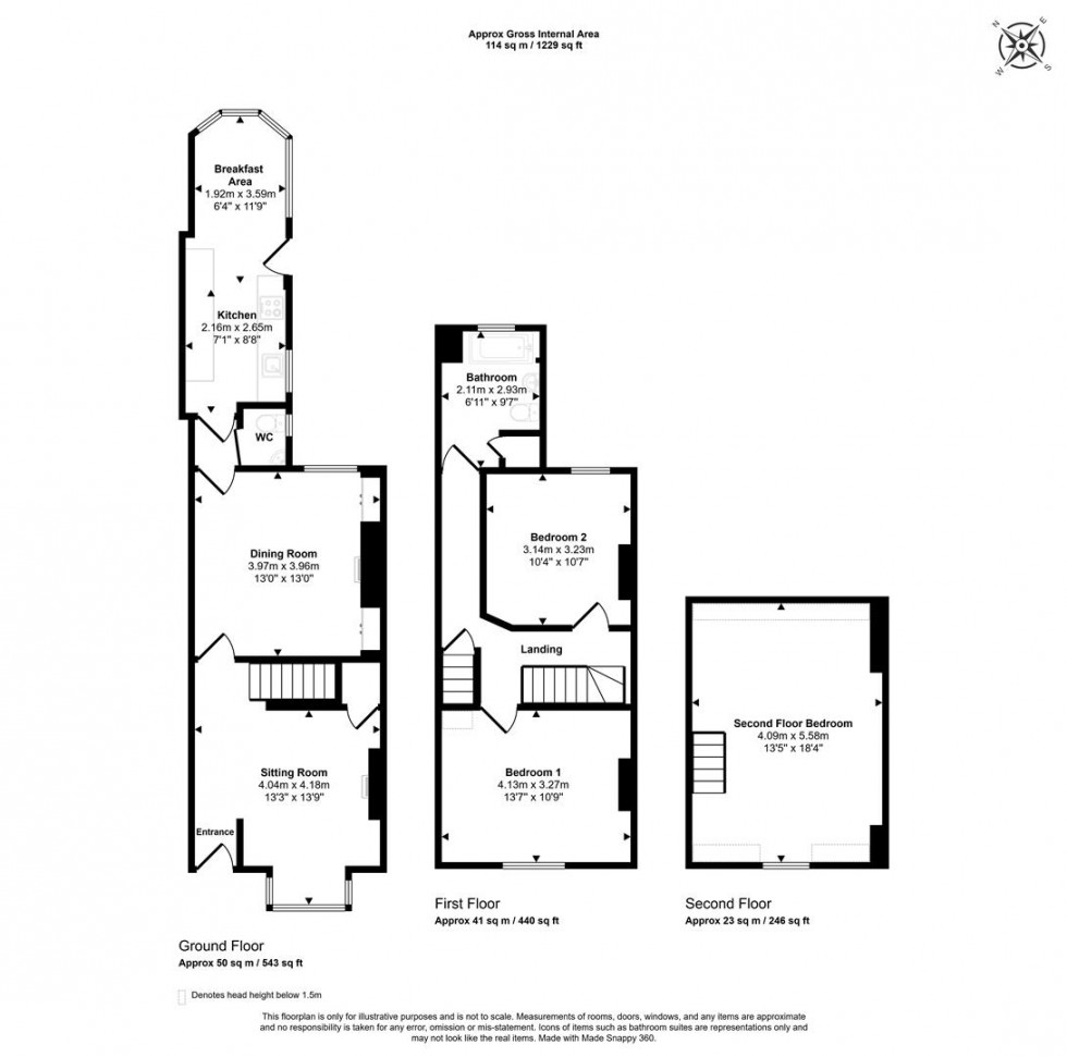 Floorplan for Victoria Street, Shaftesbury