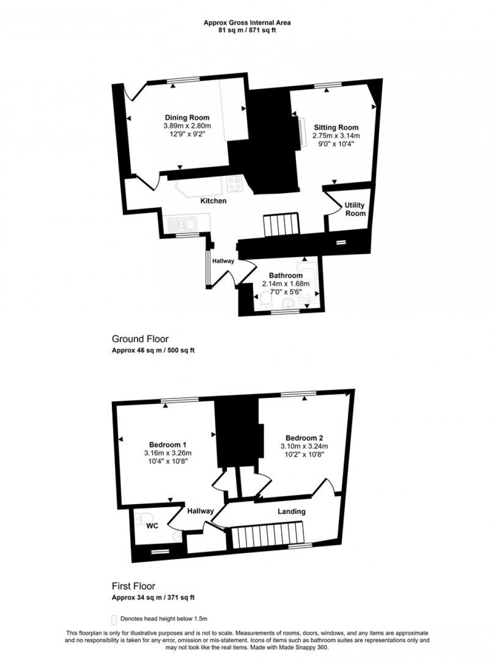 Floorplan for Burton Street, Marnhull
