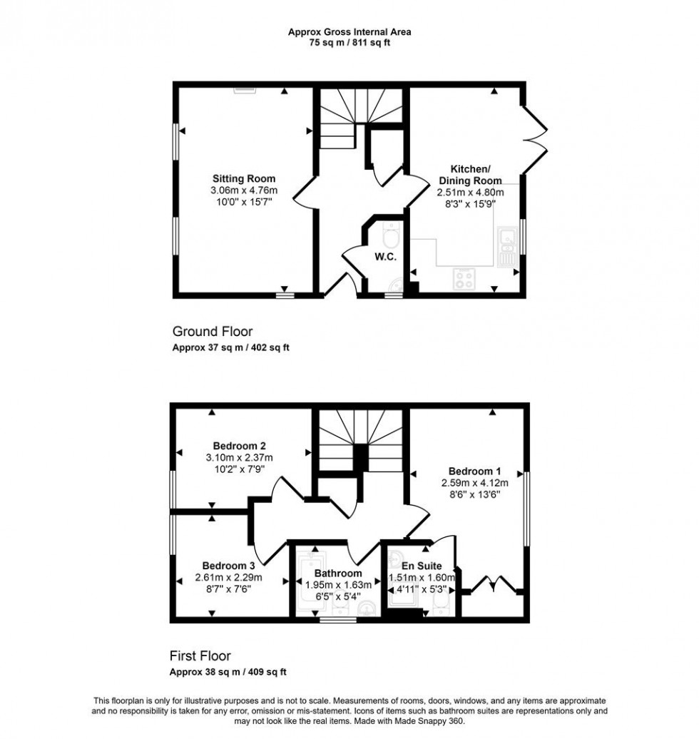 Floorplan for Marlott Road, Gillingham