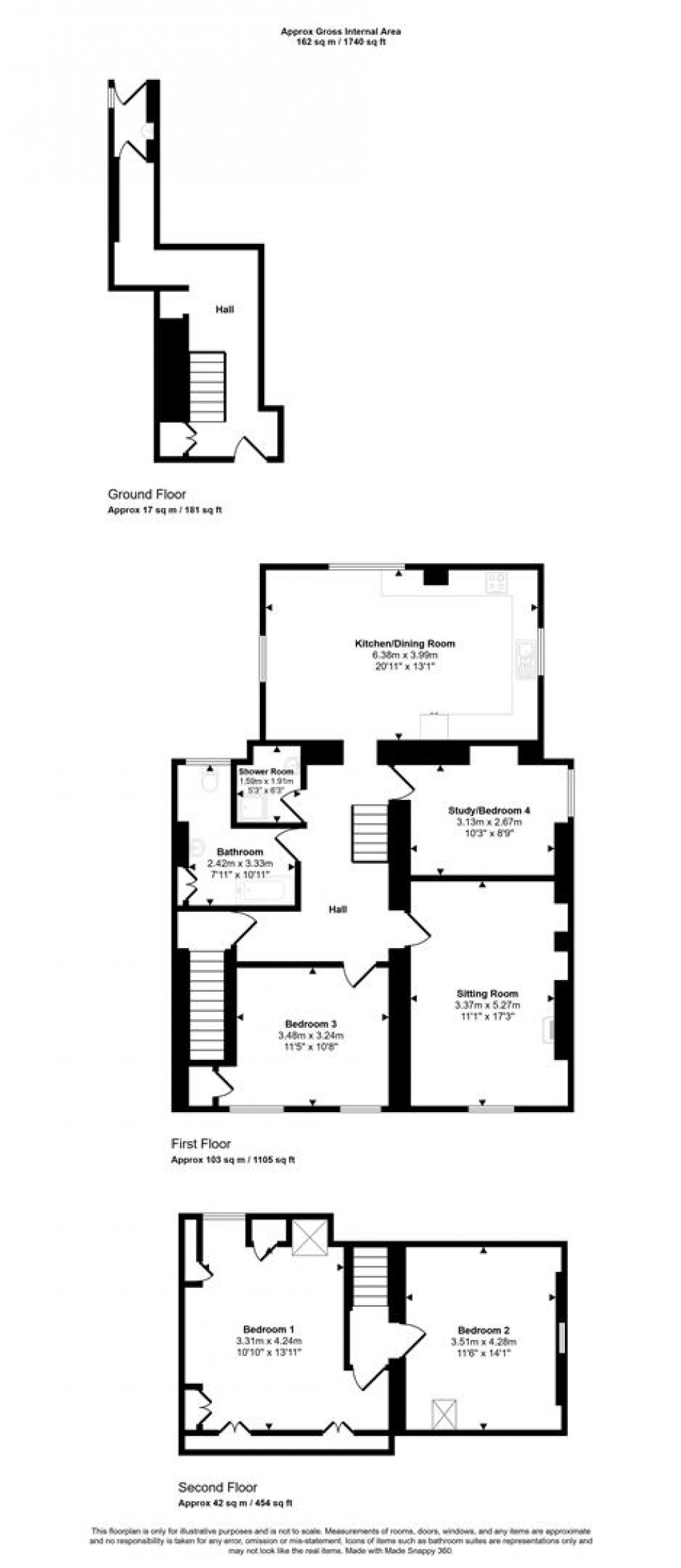 Floorplan for Peacemarsh, Gillingham
