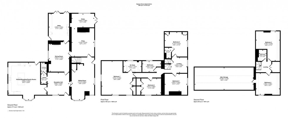 Floorplan for Witham Friary, Frome