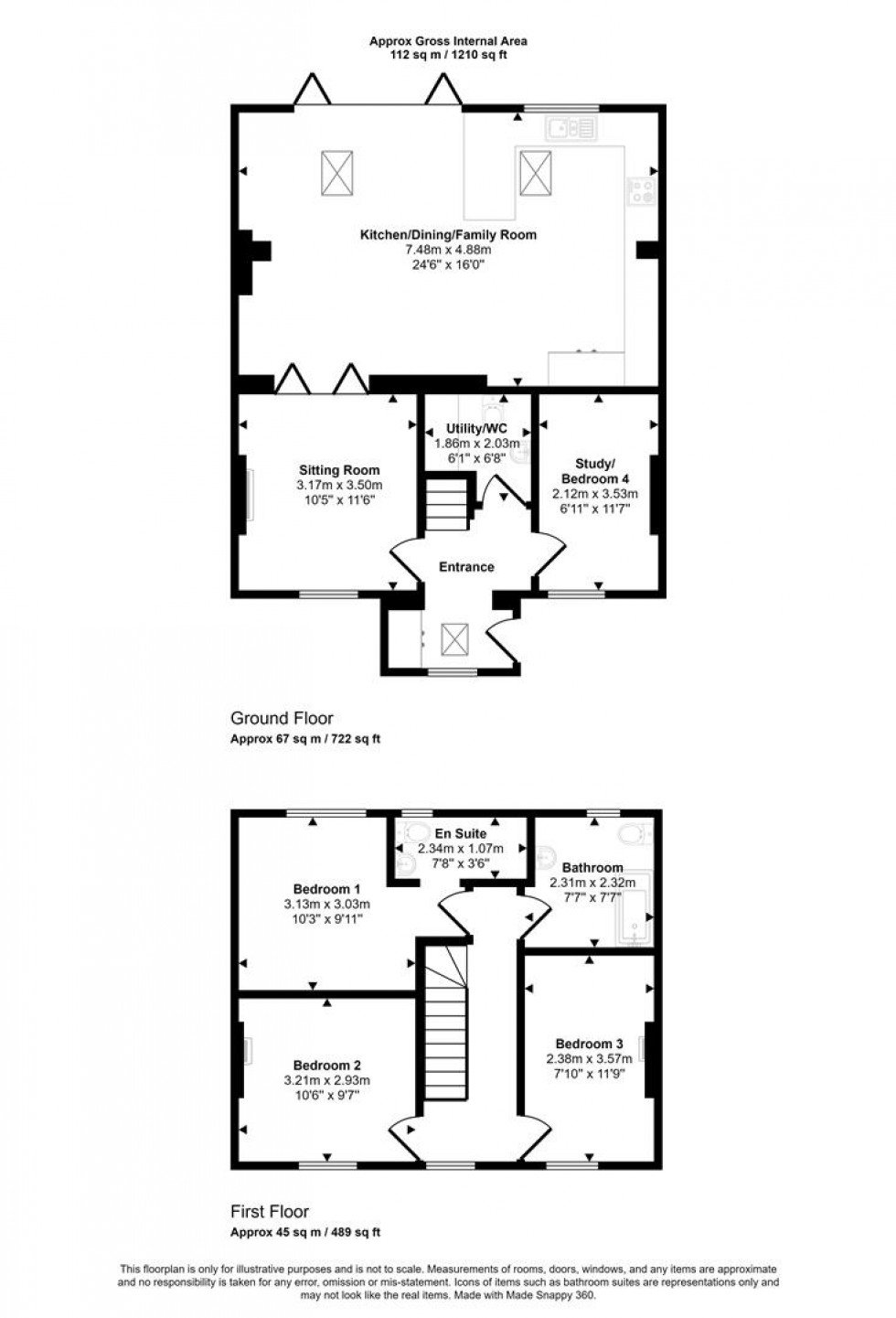 Floorplan for Shaftesbury Road, Gillingham
