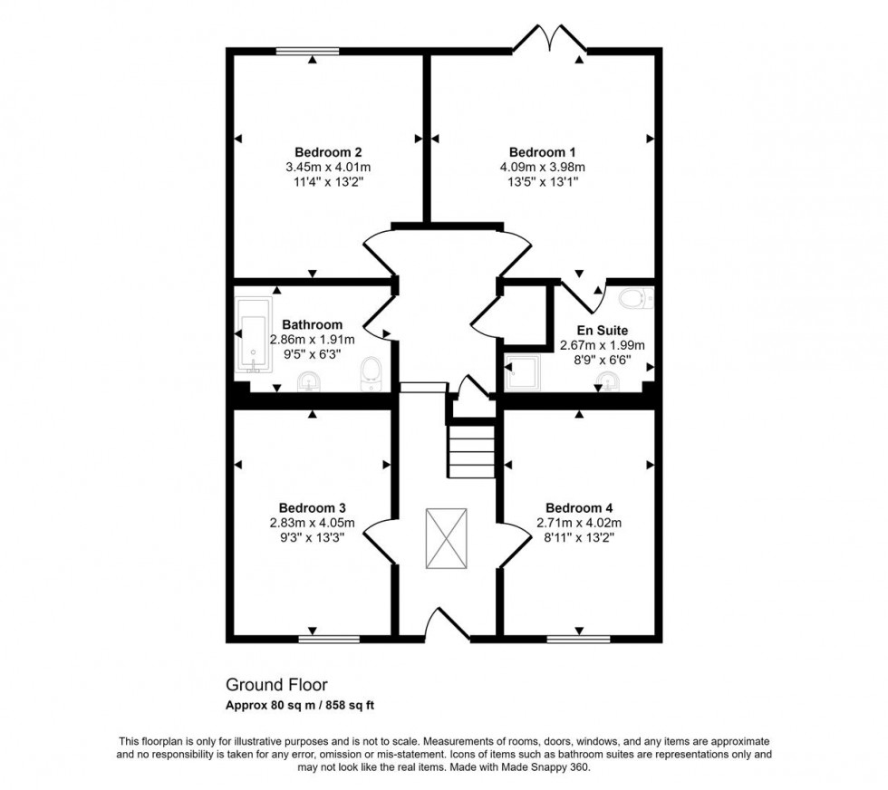 Floorplan for Plumber Farm, Plumber, Sturminster Newton