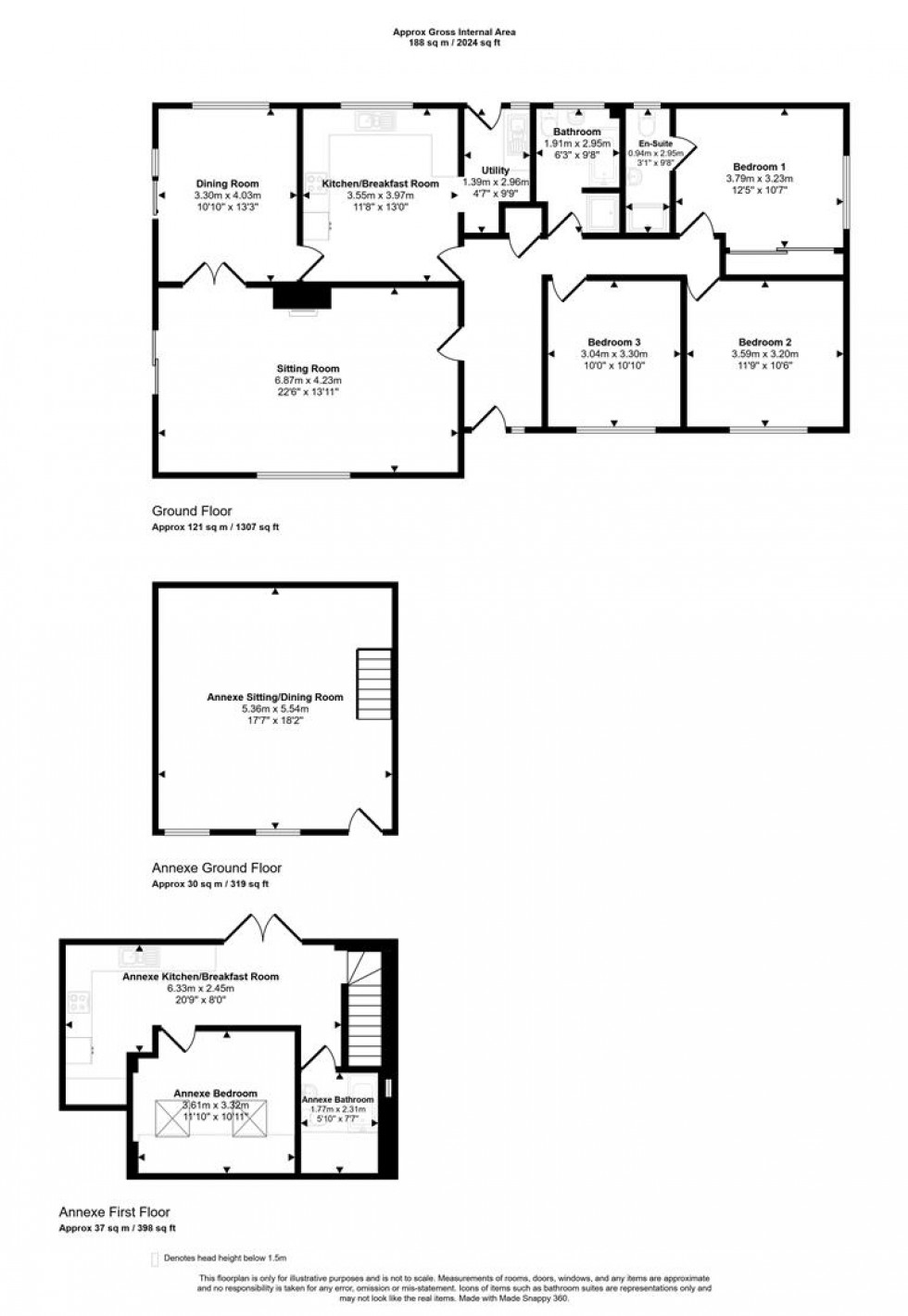 Floorplan for New Road, Zeals, Warminster