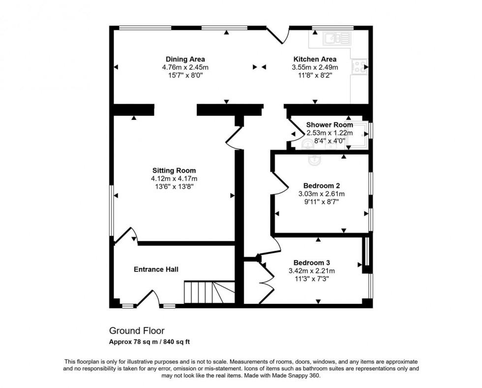 Floorplan for High Street, Stalbridge