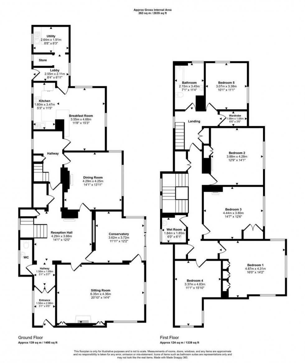 Floorplan for Gason Lane, Queen Camel