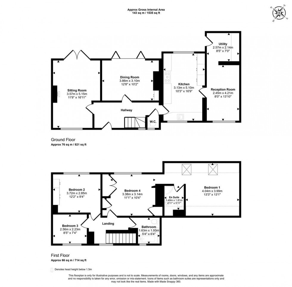 Floorplan for Crookhays, Shaftesbury