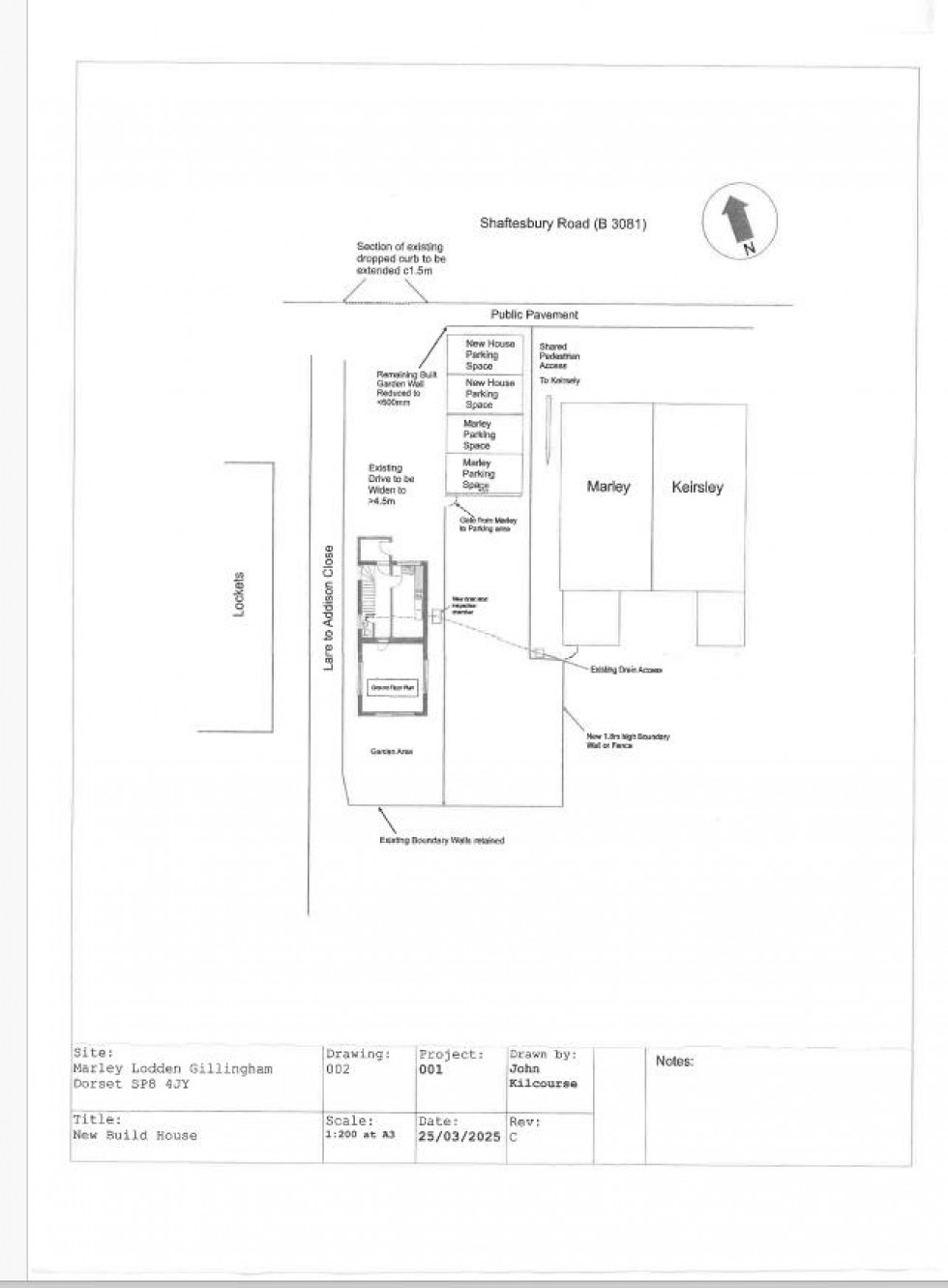 Floorplan for Shaftesbury Road, Lodden, Gillingham