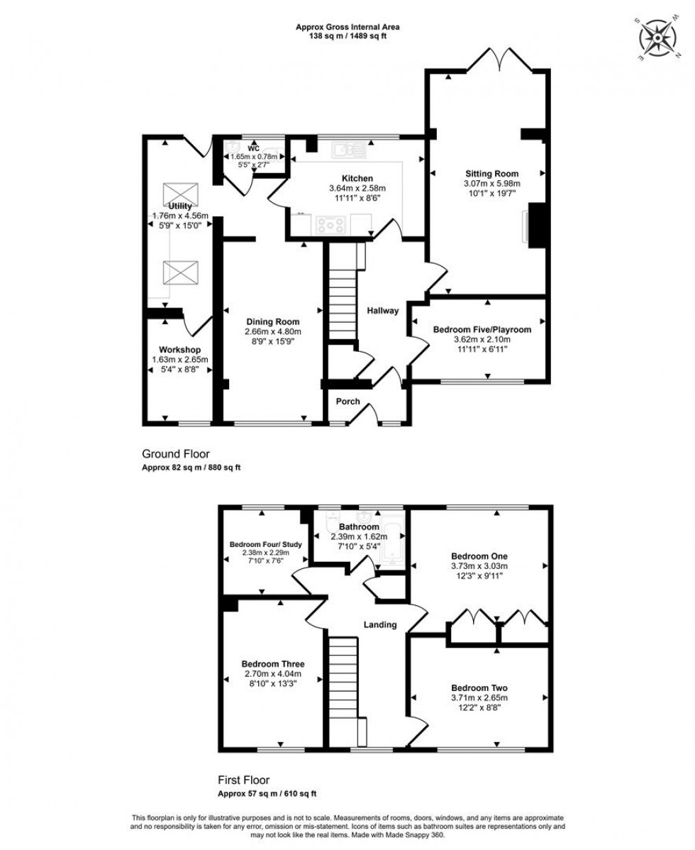 Floorplan for Brue Avenue, Bruton