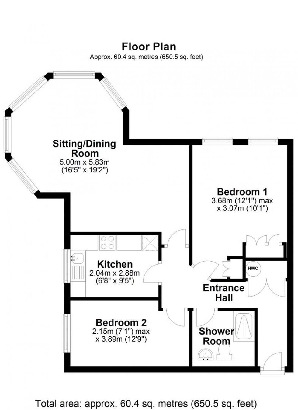 Floorplan for Bath Road, Sturminster Newton