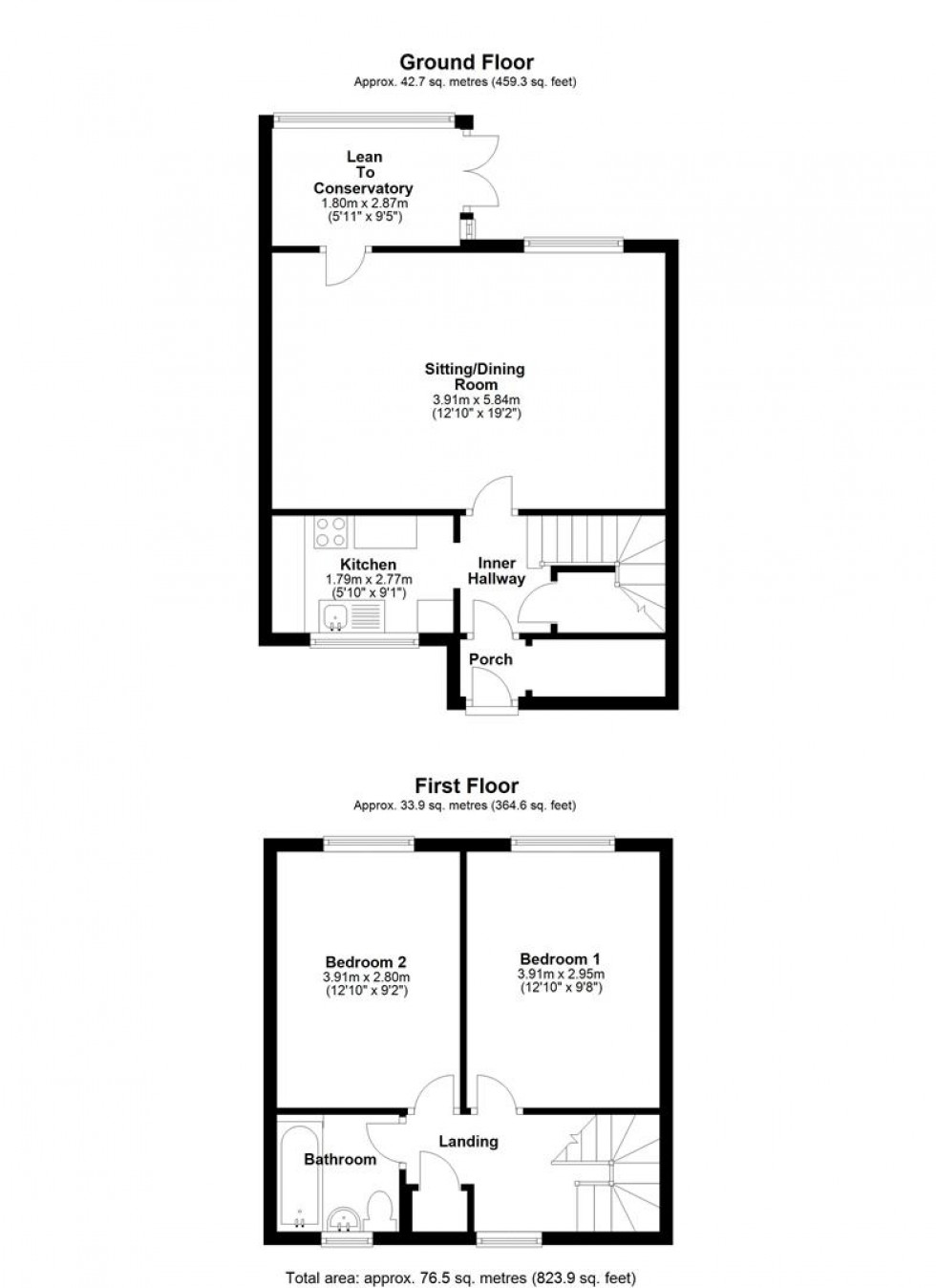 Floorplan for Brines Orchard, Templecombe