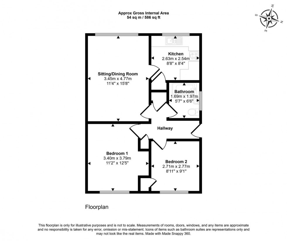 Floorplan for Avondale Gardens, Gillingham