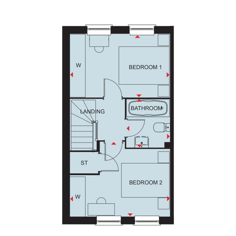 Floorplan for The Hamlets, Lower Road,, Stalbridge