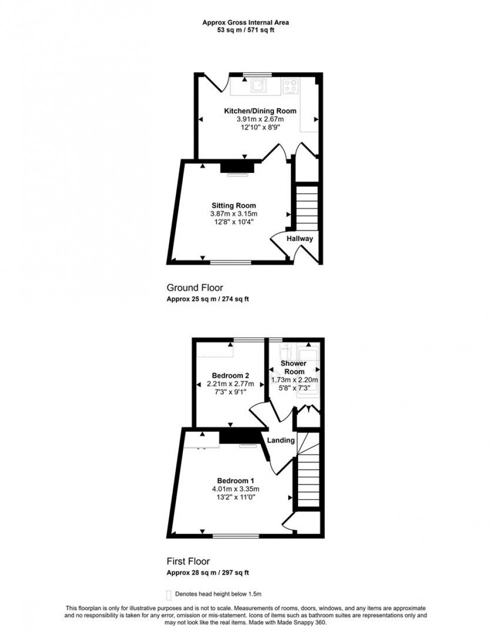 Floorplan for Church Street, Sturminster Newton