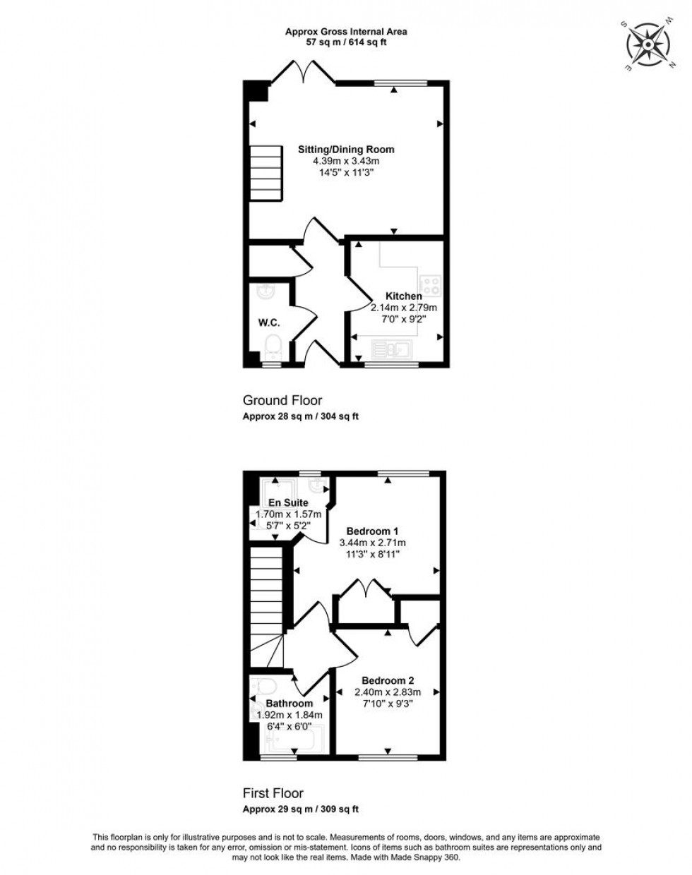 Floorplan for Greenstone Road, Shaftesbury