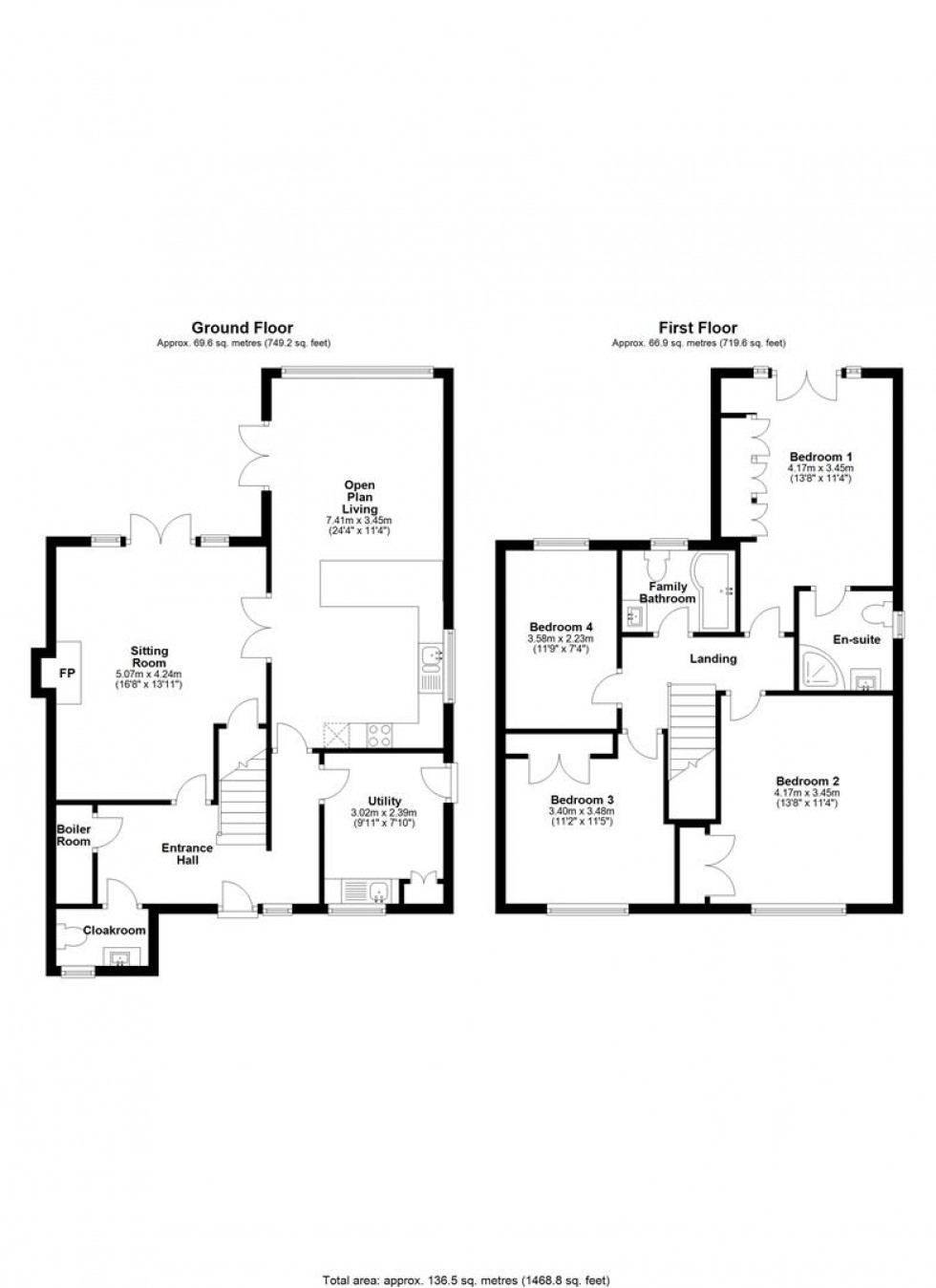 Floorplan for Hunger Hill, East Stour
