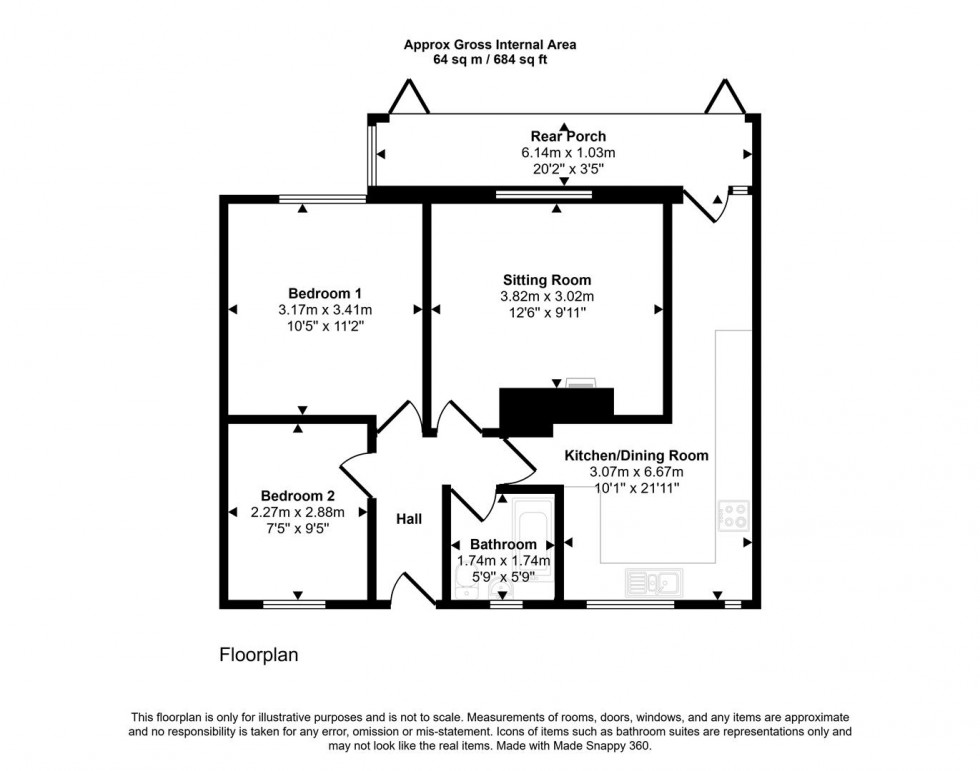 Floorplan for Chinnocks, Sturminster Newton
