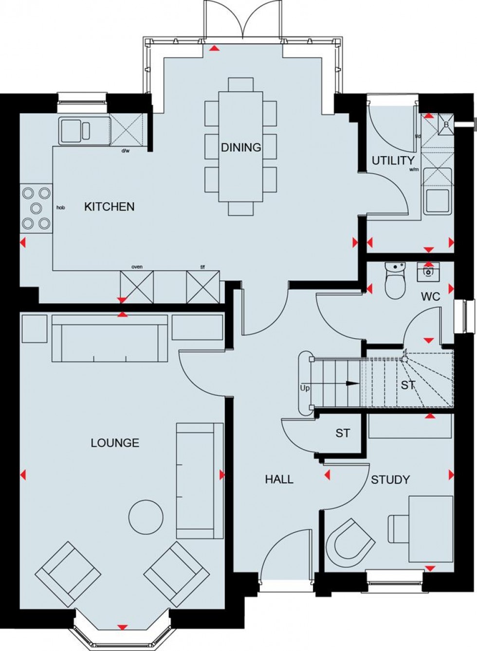 Floorplan for Common Mead Lane, Gillingham