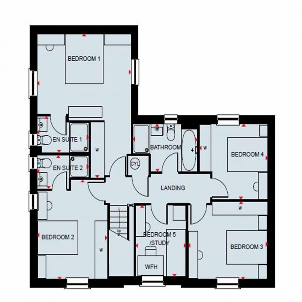Floorplan for Common Mead Lane, Gillingham