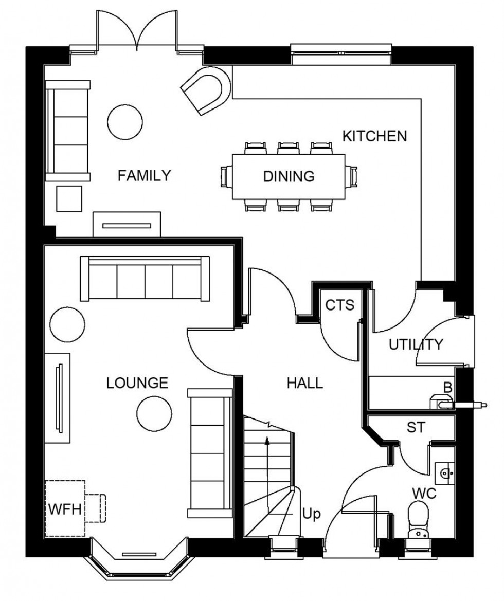 Floorplan for Niveus Walk, Wincombe Lane, Shaftesbury