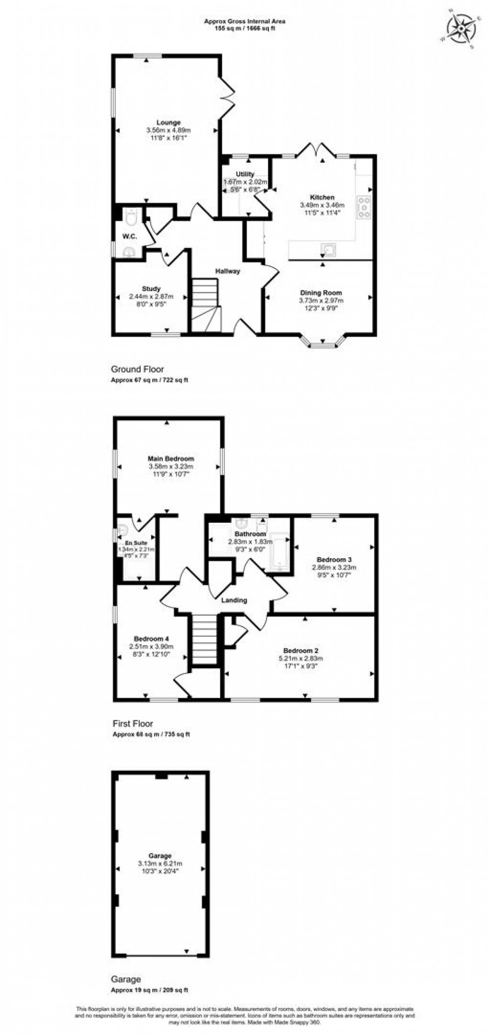 Floorplan for Common Mead Lane, Gillingham