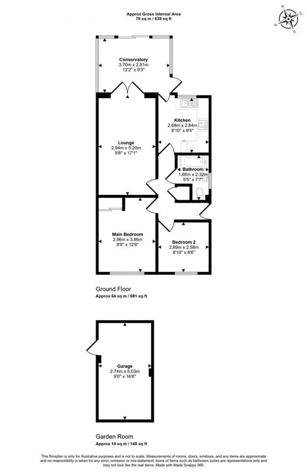 Floorplan for Dashwood Close, Sturminster Newton