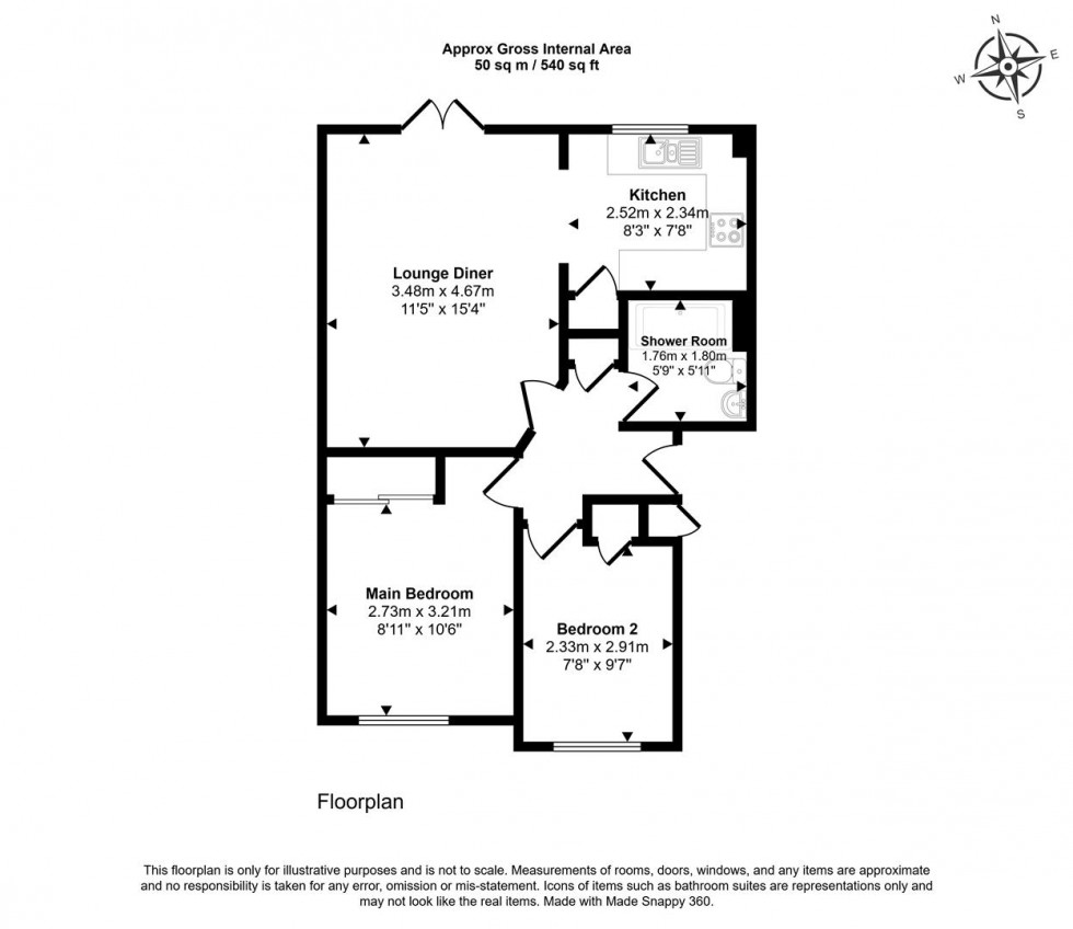 Floorplan for Newbury, Gillingham