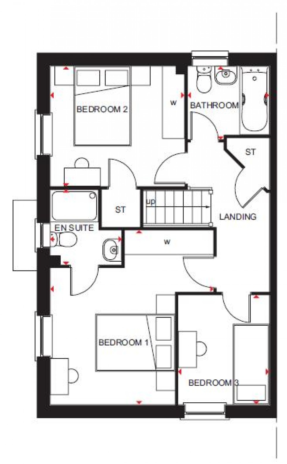 Floorplan for Niveus Walk, Wincombe Lane, Shaftesbury