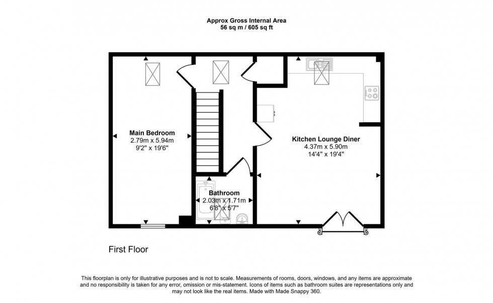 Floorplan for Indus Road, Shaftesbury