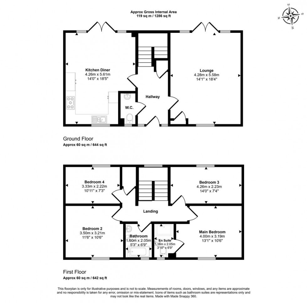 Floorplan for Back Street, East Stour