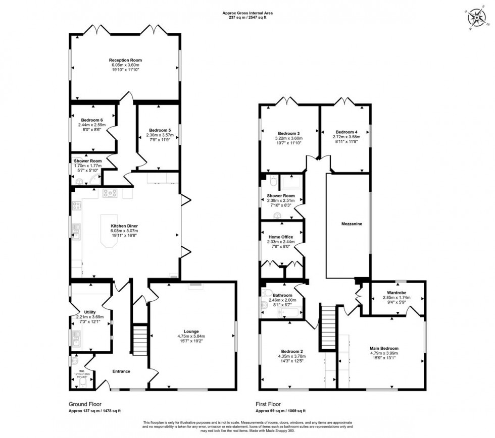 Floorplan for Shepherds Hill, Buckhorn Weston