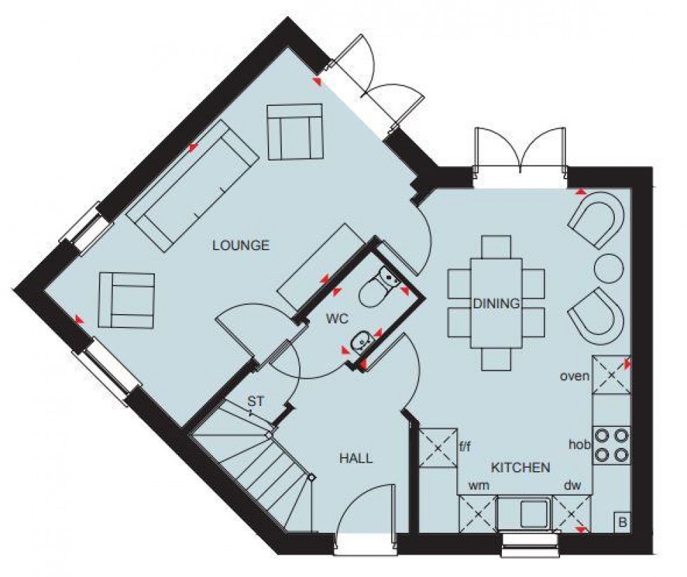 Floorplan for Lower Road, Stalbridge