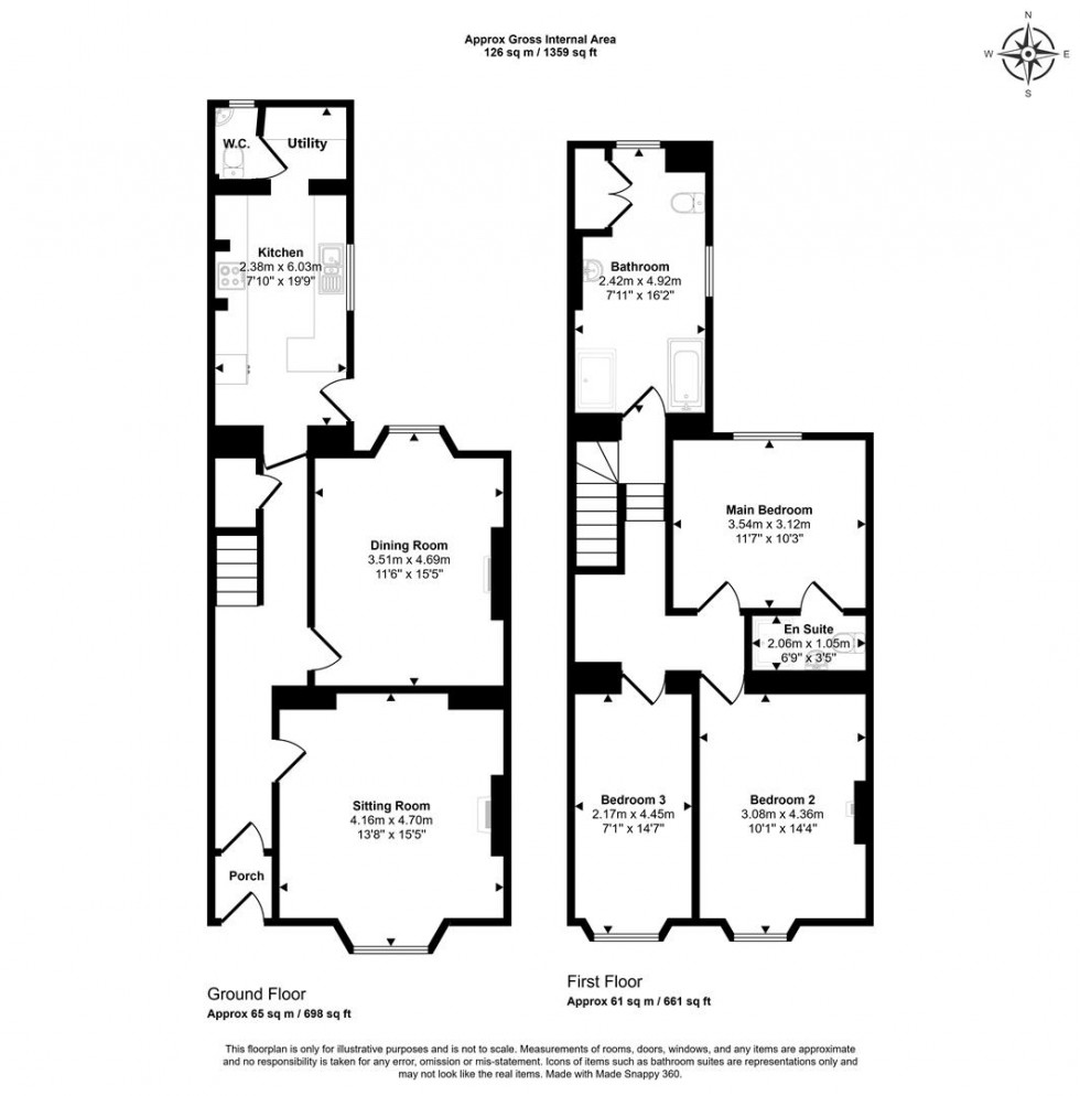 Floorplan for Bayford Hill, Wincanton