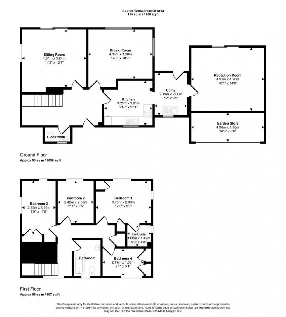 Floorplan for Wyke Road, Gillingham