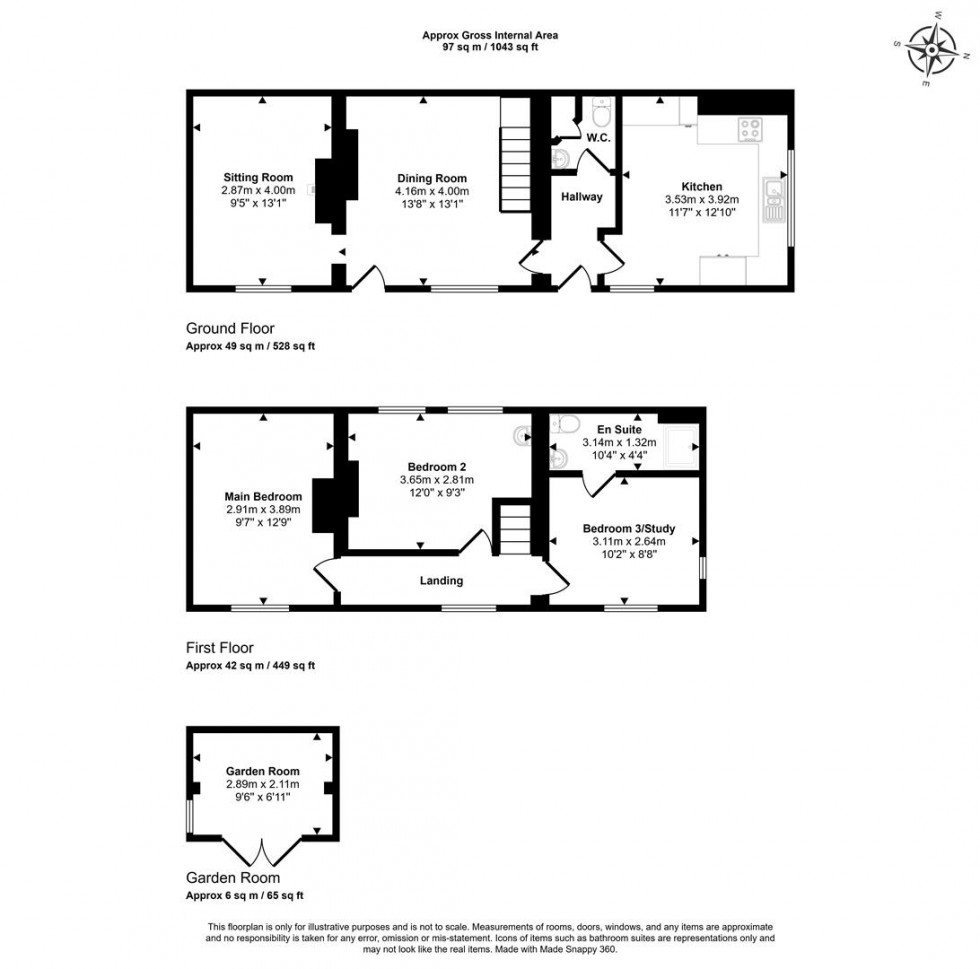 Floorplan for The Row, Sturminster Newton