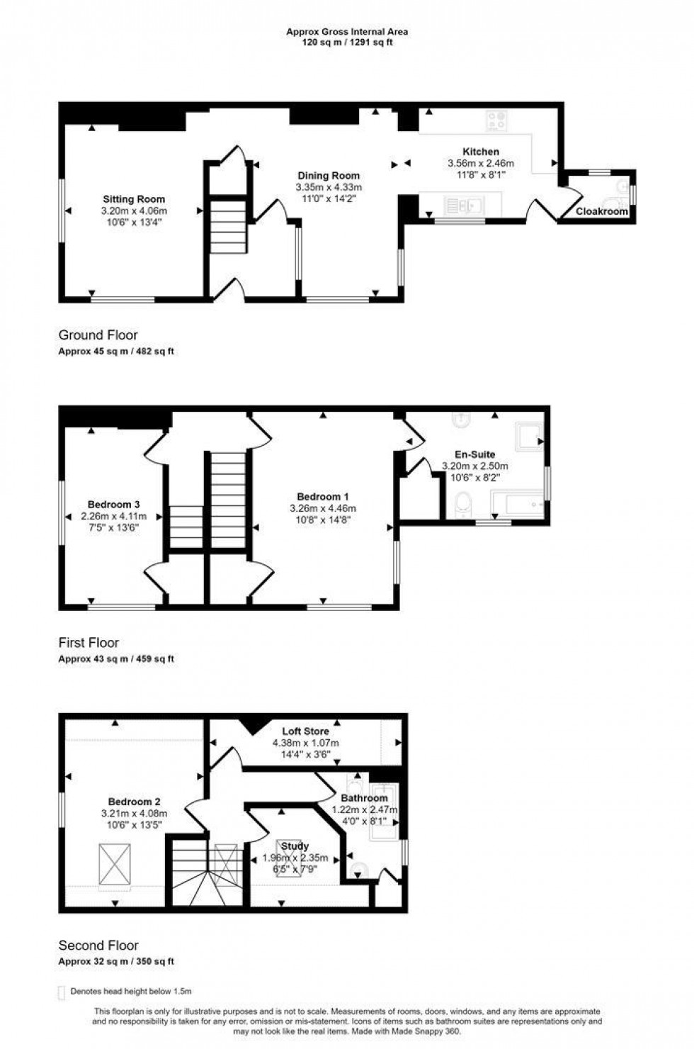 Floorplan for Fifehead, Fifehead Magdalen