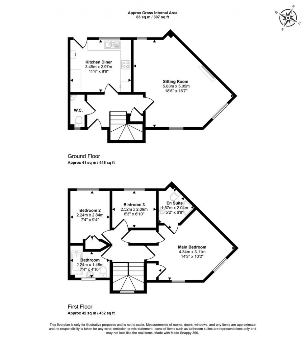 Floorplan for Marlott Road, Gillingham