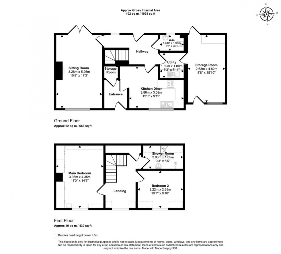 Floorplan for Woodmill Close, Stalbridge