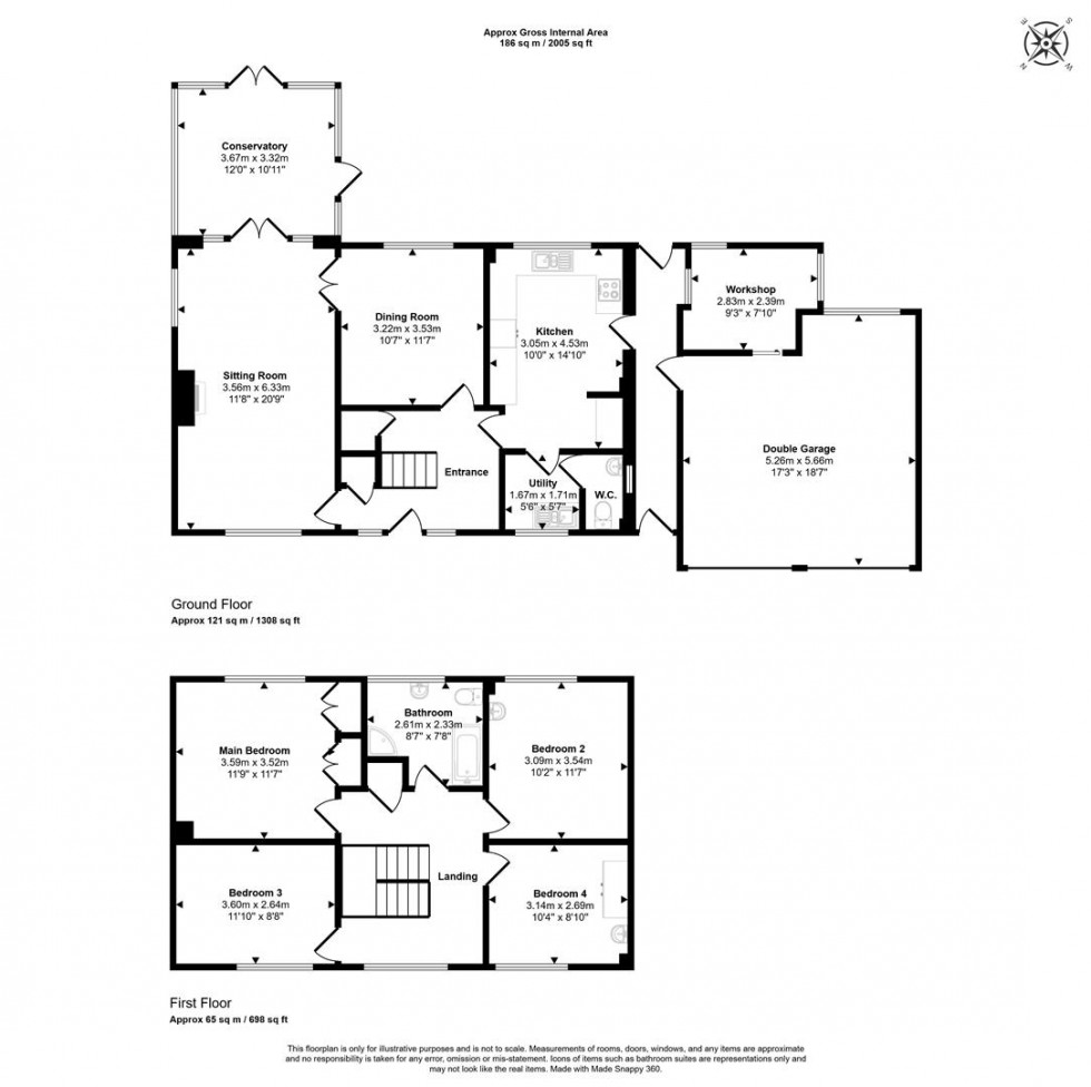 Floorplan for Charlton Musgrove, Wincanton