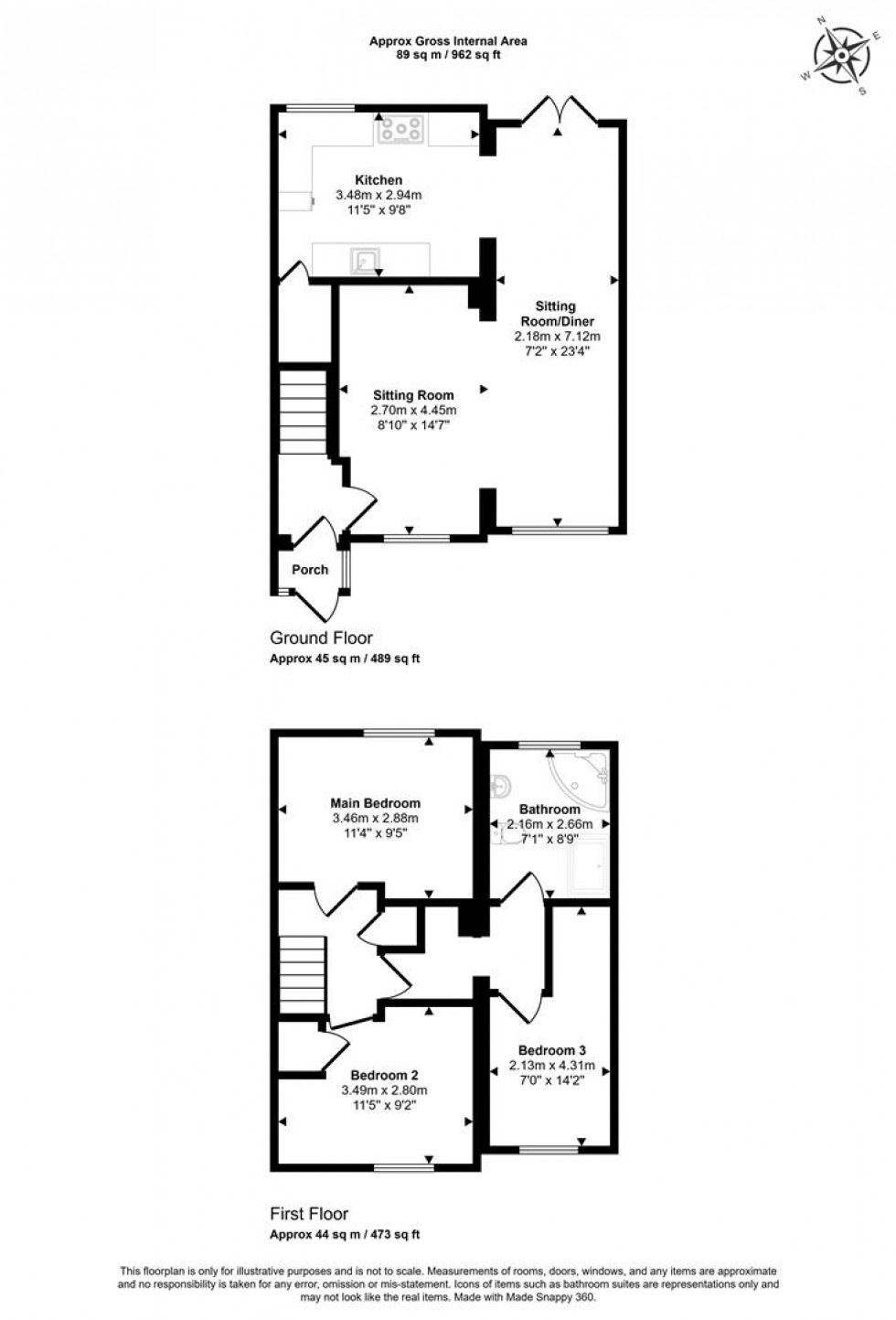 Floorplan for Clanfield, Sherborne