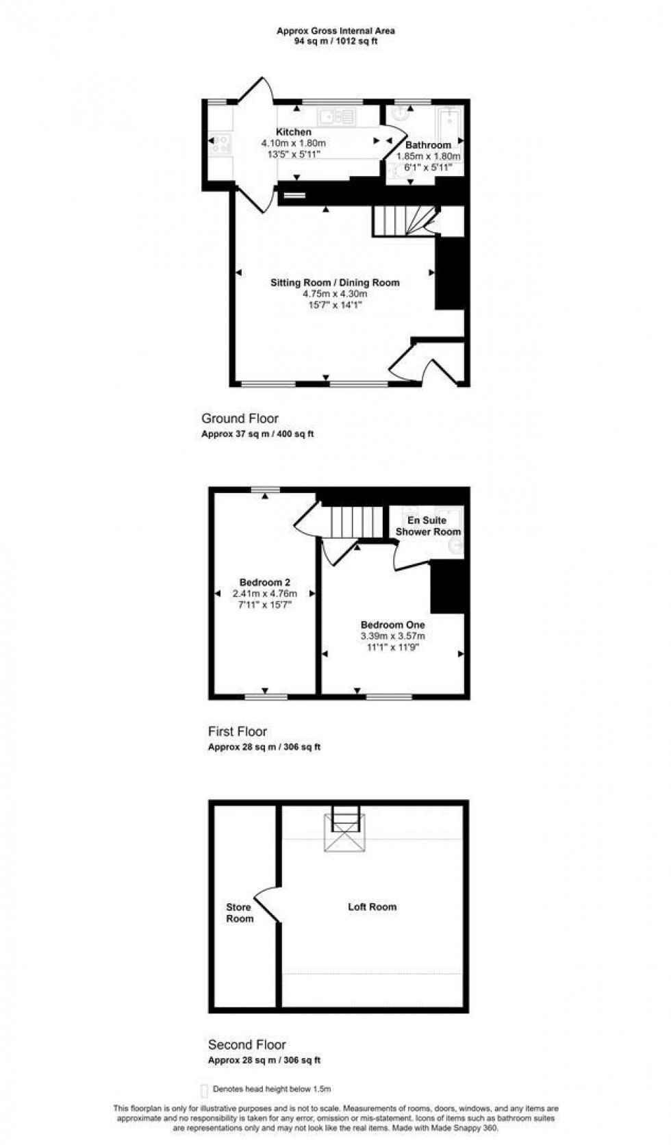 Floorplan for Slades Hill, Templecombe