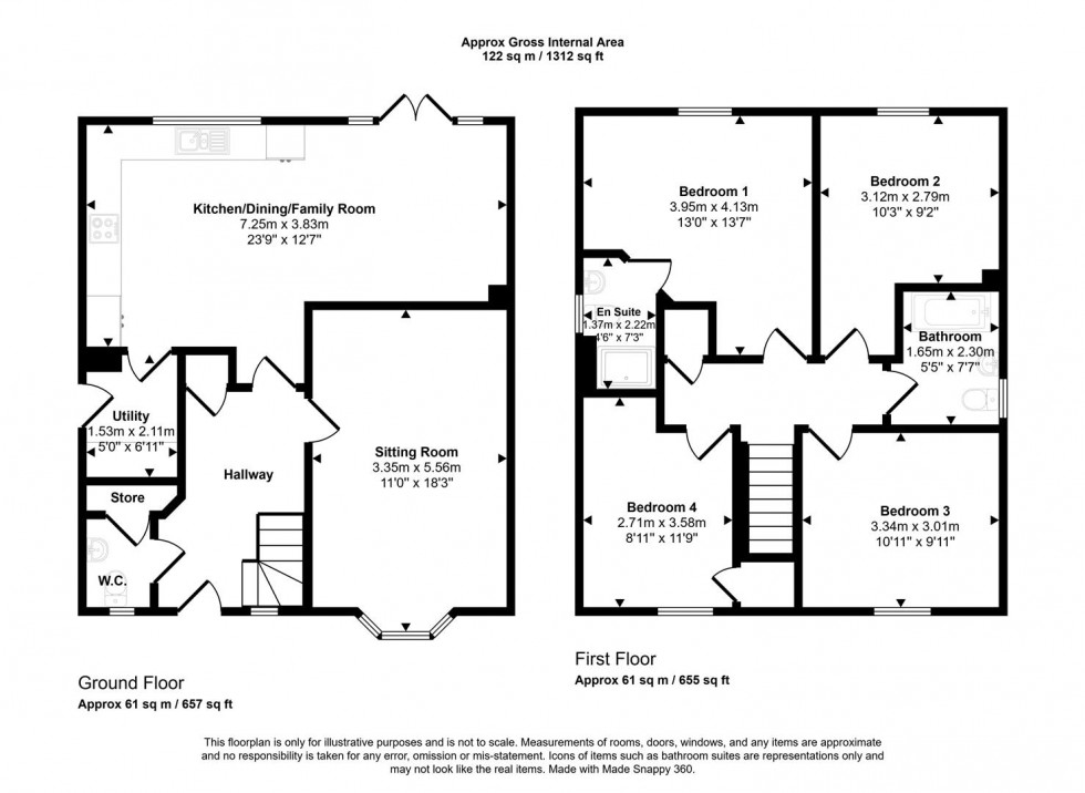 Floorplan for Common Mead Lane, Gillingham