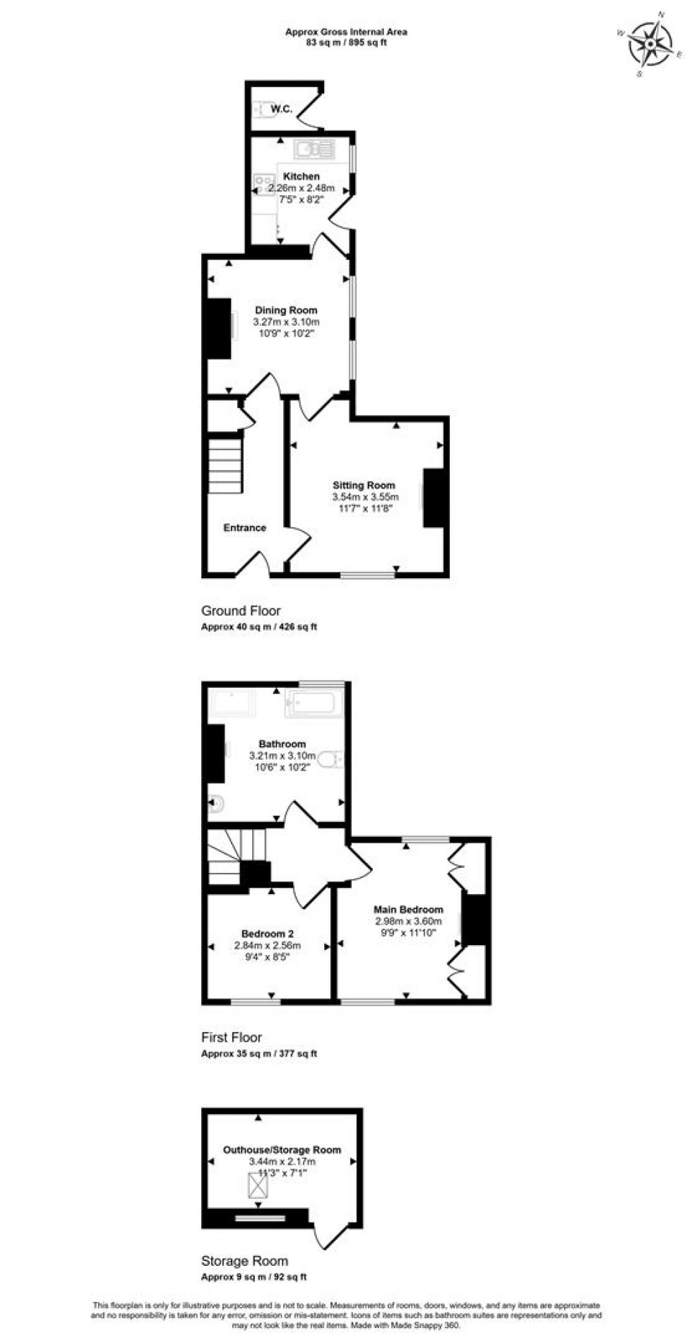 Floorplan for Church Hill, Stalbridge, Sturminster Newton