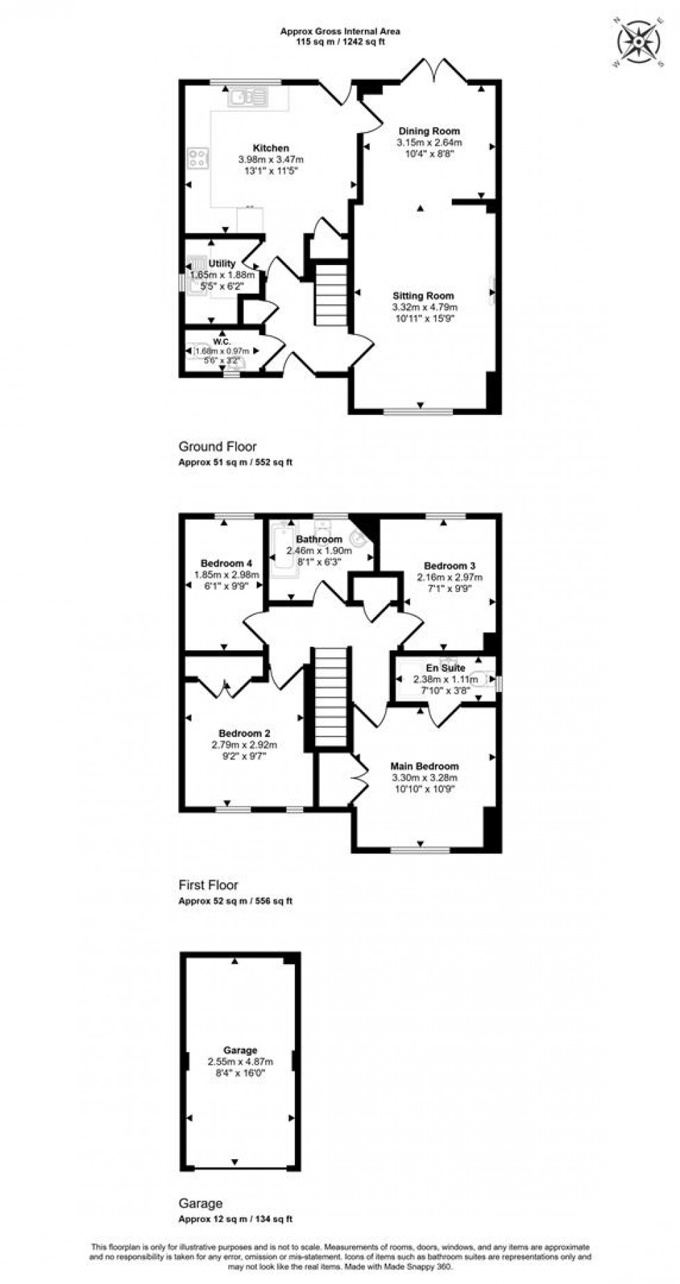 Floorplan for Marlott Road, Gillingham