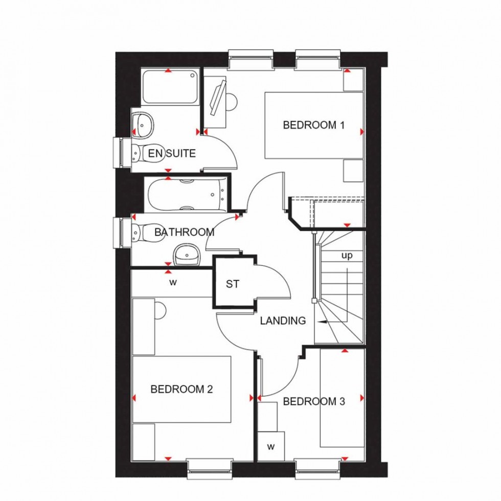 Floorplan for Wincombe Lane, Shaftesbury