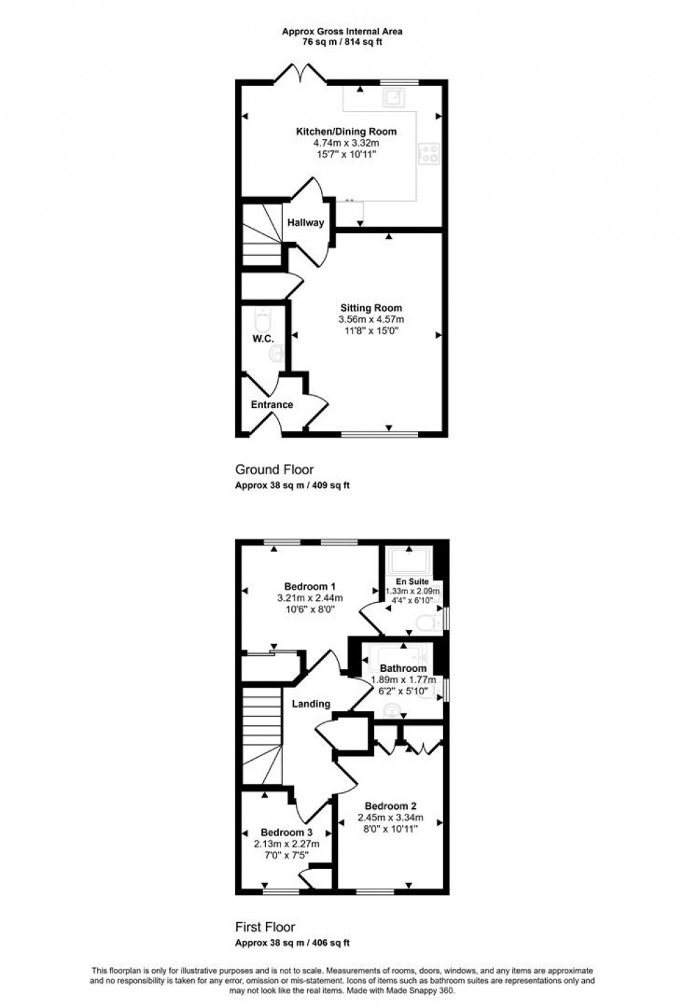 Floorplan for Niveus Walk, Shaftesbury