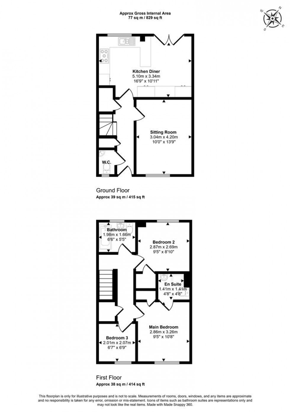 Floorplan for Marlott Road, Gillingham
