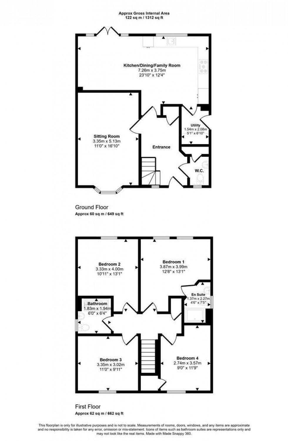 Floorplan for Kirkdale, The Hamlets, Lower Road,, Stalbridge